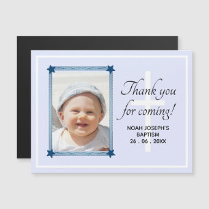 Modern THANK YOU FOR COMING! Baptism Gift Magnet