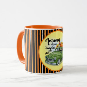 Modern Thanksgiving Beautiful Autumn Collection Mug