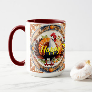 Modern Thanksgiving Pumpkin Autumn Collection Mug