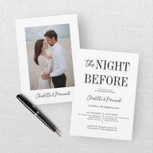 Modern The Night Before Photo Rehearsal Dinner