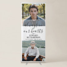 Modern Then and Now Funeral Photo