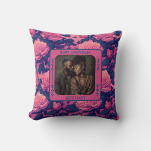 Modern Thoughtful Photo Throw Pillow For Spouse