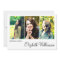 Modern Three Photo Graduation Party Invitation