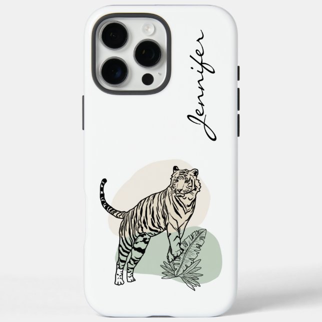 Modern Tiger iPhone Case-Mate iPhone Case (Back)