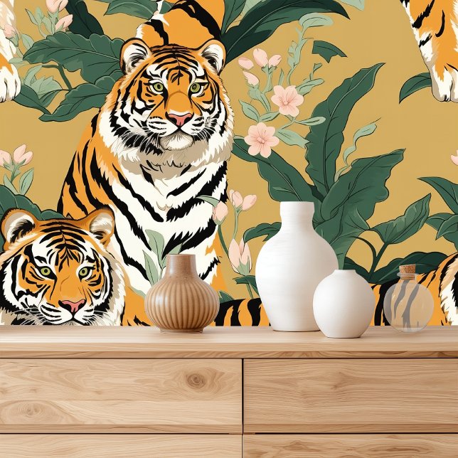 Modern Tiger Print Design Wallpaper (Creator Uploaded)
