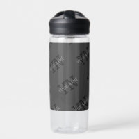 Modern Tiled Dark Grey Monogrammed Name/other Text