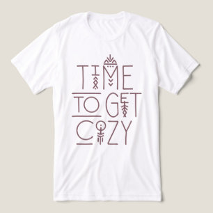 Modern Time to Get Cosy Design Tri-Blend Shirt