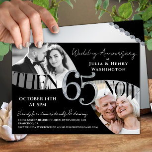Modern Timeless 65th Wedding Anniversary Invitation