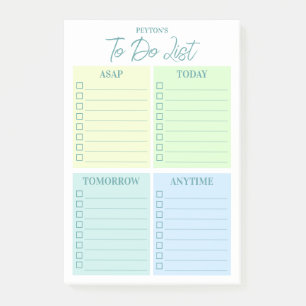 Modern To Do List Post-it Notes