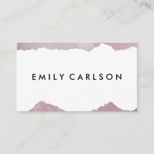 Modern Torn Grunge Business Card