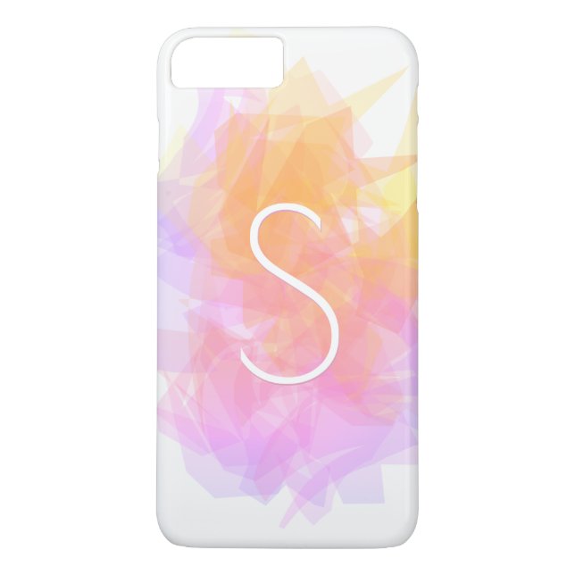 Modern Transparent Layers/Magenta Pink Yellows Case-Mate iPhone Case (Back)