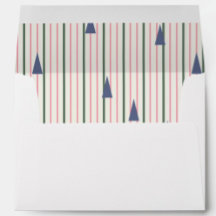 Modern tree and stripe holiday