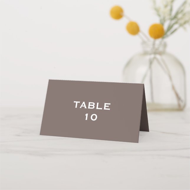 Modern Tree Bark Wedding Place Card (Back)