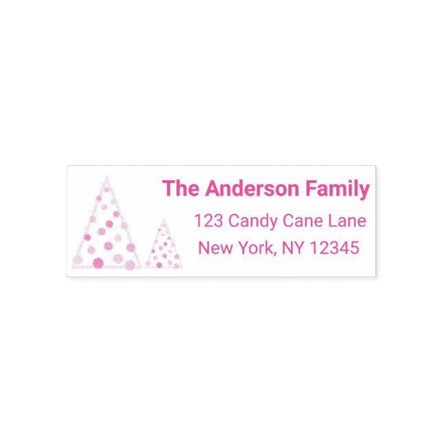 Modern Tree Self-inking Stamp (Design)