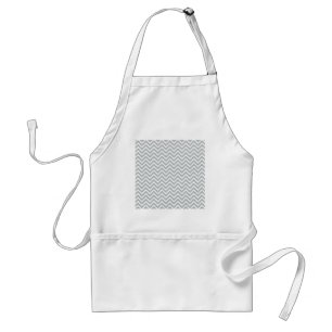 modern trend grey chevron standard apron