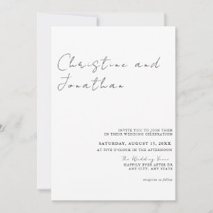 Modern Trending Wedding Invitation