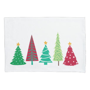 Modern trends Christmas Trees Pillowcase