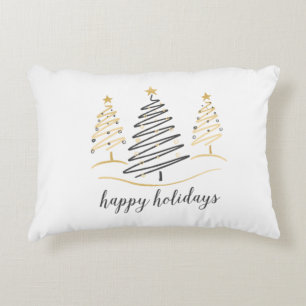 Modern Trends Holiday Trees Decorative Cushion