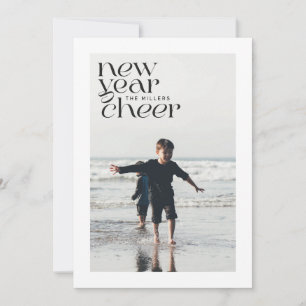 Modern Trends New Year Cheer Photo Card