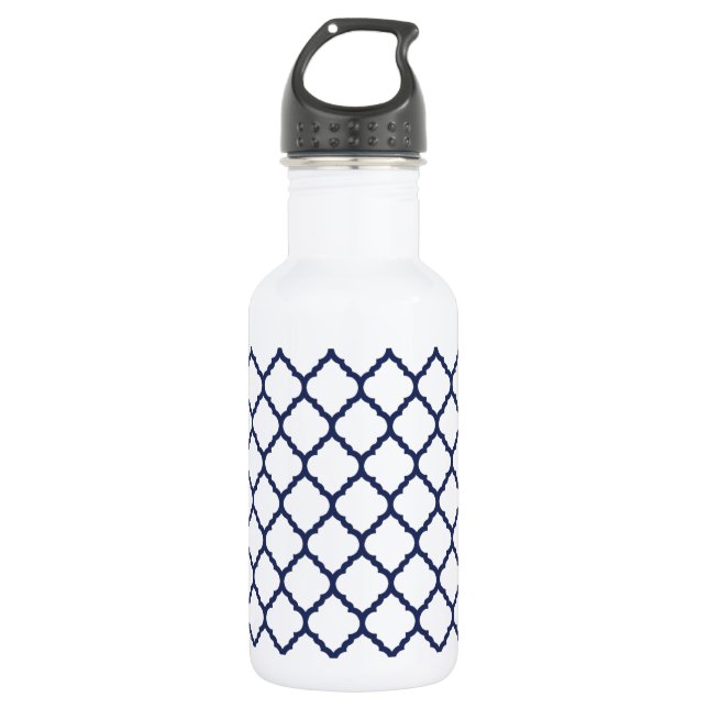 modern trends quatrefoil 532 ml water bottle (Front)