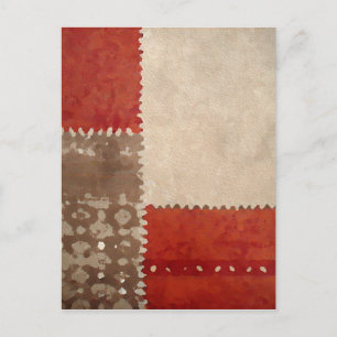 Modern Trendy Abstract Postcard