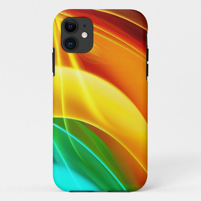 MODERN TRENDY ARTISTIC PSYCHEDELIC PATTERN Case-Mate iPhone CASE (Back)