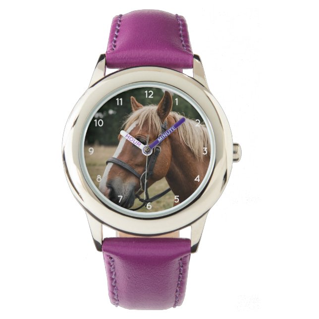 Modern Trendy Beautiful Horse Kids           Watch (Front)