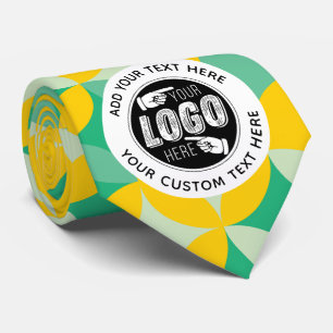 Modern Trendy Birthday Holiday Gift Custom Tie