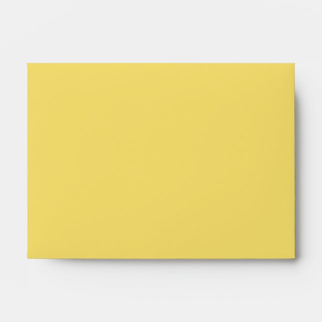 modern, trendy  blue and yellow chevron envelope (Front)