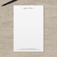Modern Trendy Calligraphy Script Personalised