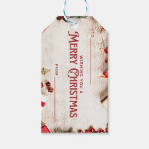modern trendy christmas,forest green,dark dusky,da gift tags