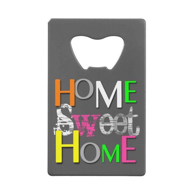 Modern Trendy Colourful Home Sweet Home (Front)