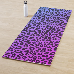 Modern Trendy Colourful Leopard Print  Yoga Mat