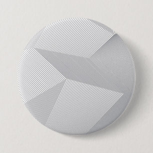 Modern, trendy, cool, simple, artistic pattern 7.5 cm round badge