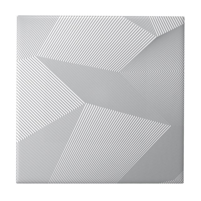Modern, trendy, cool, simple, artistic pattern ceramic tile (Front)