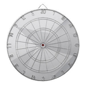 Modern, trendy, cool, simple, artistic pattern dartboard