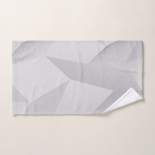 Modern, trendy, cool, simple, artistic pattern hand towel