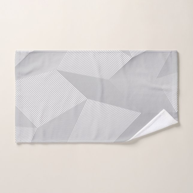 Modern, trendy, cool, simple, artistic pattern hand towel (Hand Towel)