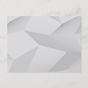 Modern, trendy, cool, simple, artistic pattern postcard