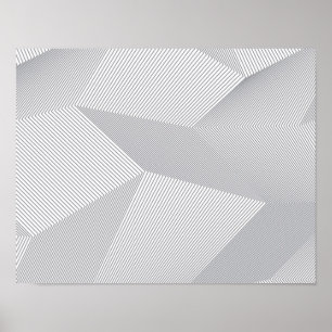 Modern, trendy, cool, simple, artistic pattern poster