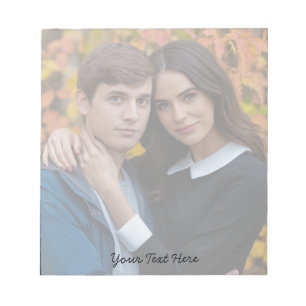 Modern Trendy Create your own photo and Text       Notepad