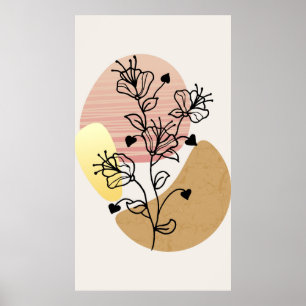 Modern trendy design poster