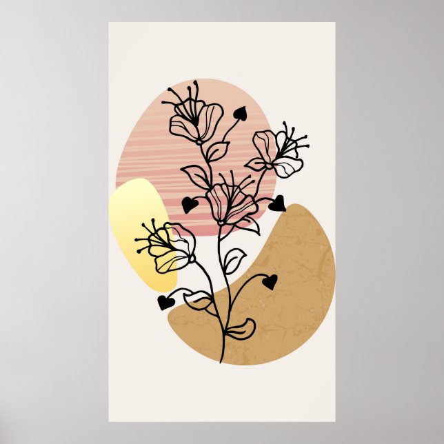 Modern trendy design  poster (Front)