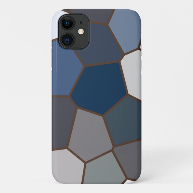 Modern Trendy Earth Toned Pattern Case-Mate iPhone Case (Back)