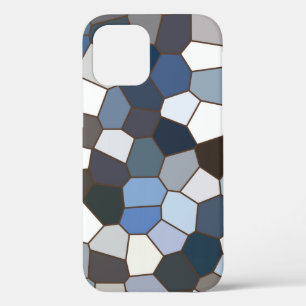 Modern Trendy Earth Toned Pattern iPhone 12 Case