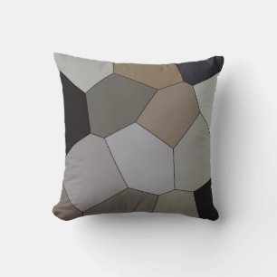 Modern Trendy Earth Toned Pattern Cushion