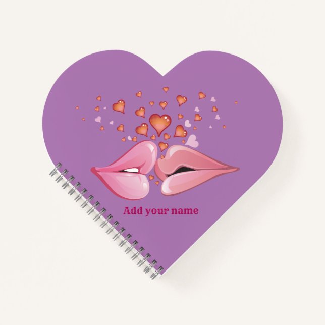 Modern Trendy Elegant Best Popular Love Notebook (Front)