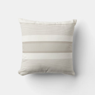 Modern Trendy Elegant Colour Harmony Chic Striped Cushion