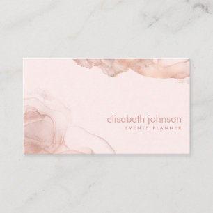 Modern Trendy Elegant Professional Makeup Artist Business Card