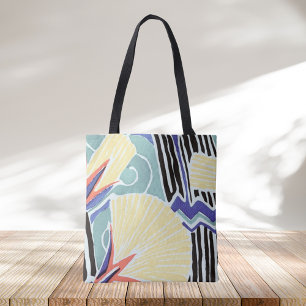 Modern Trendy Floral Art by E.A. Séguy Tote Bag